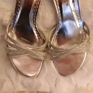 Rampage silver mules